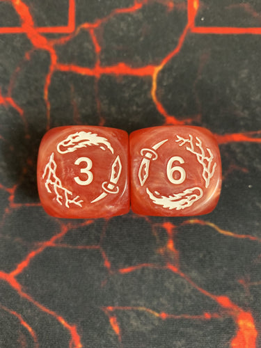 Red Arcane Dice